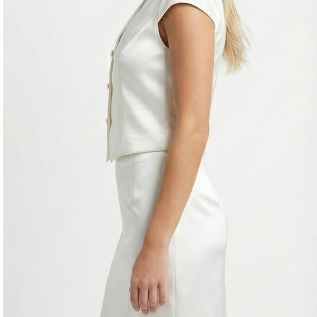 Elise Tweed Co-Ord Set – Classic Charm in Cream