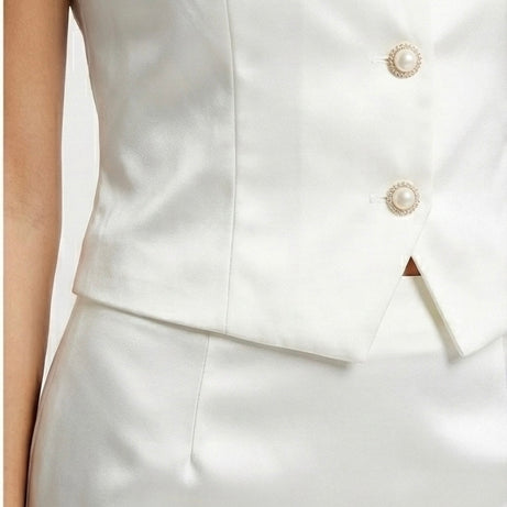 Elise Tweed Co-Ord Set – Classic Charm in Cream