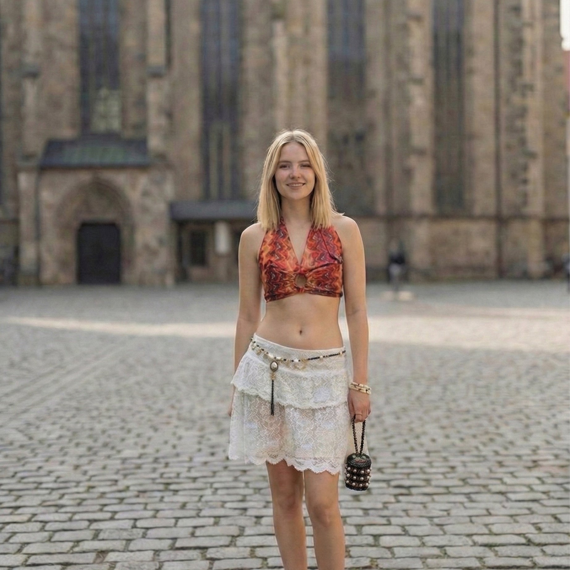 Boho Flame Two-Piece Summer Set