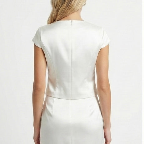 Elise Tweed Co-Ord Set – Classic Charm in Cream